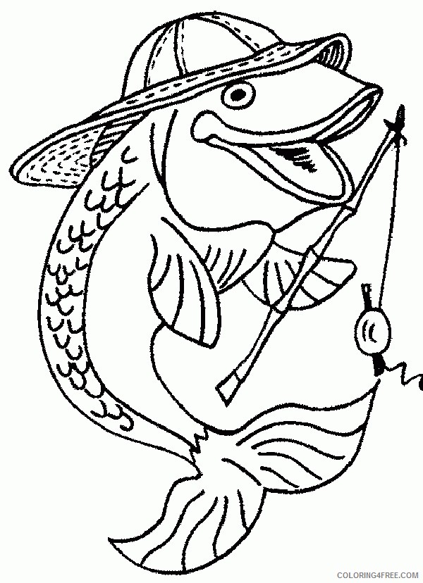 printable fish coloring pages for kids Coloring4free