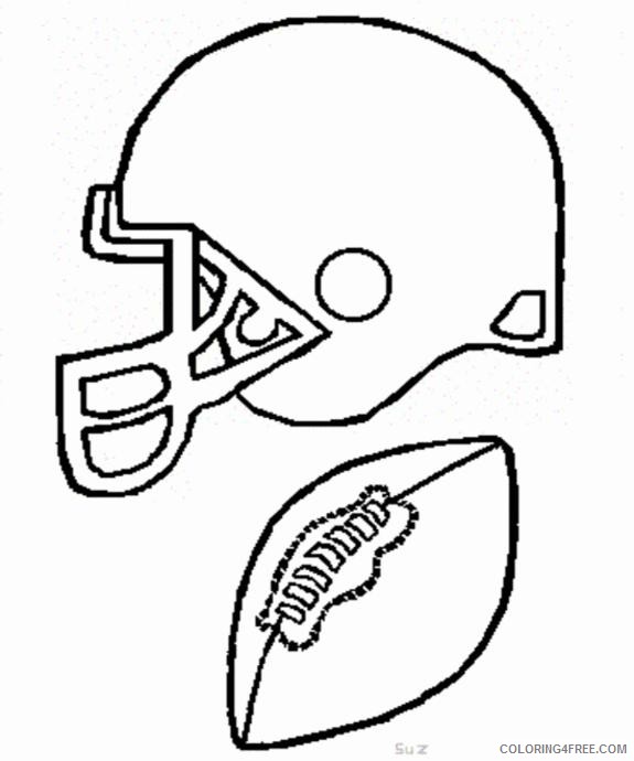 printable football coloring pages Coloring4free