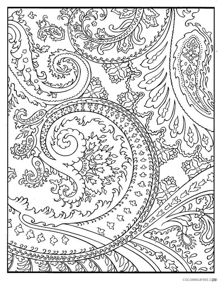 printable hard coloring pages for adults Coloring4free