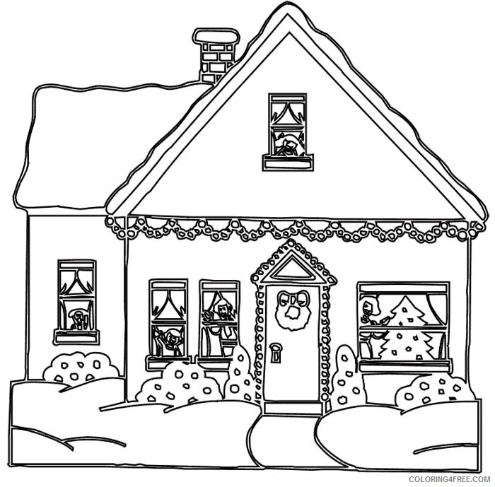printable house coloring pages Coloring4free