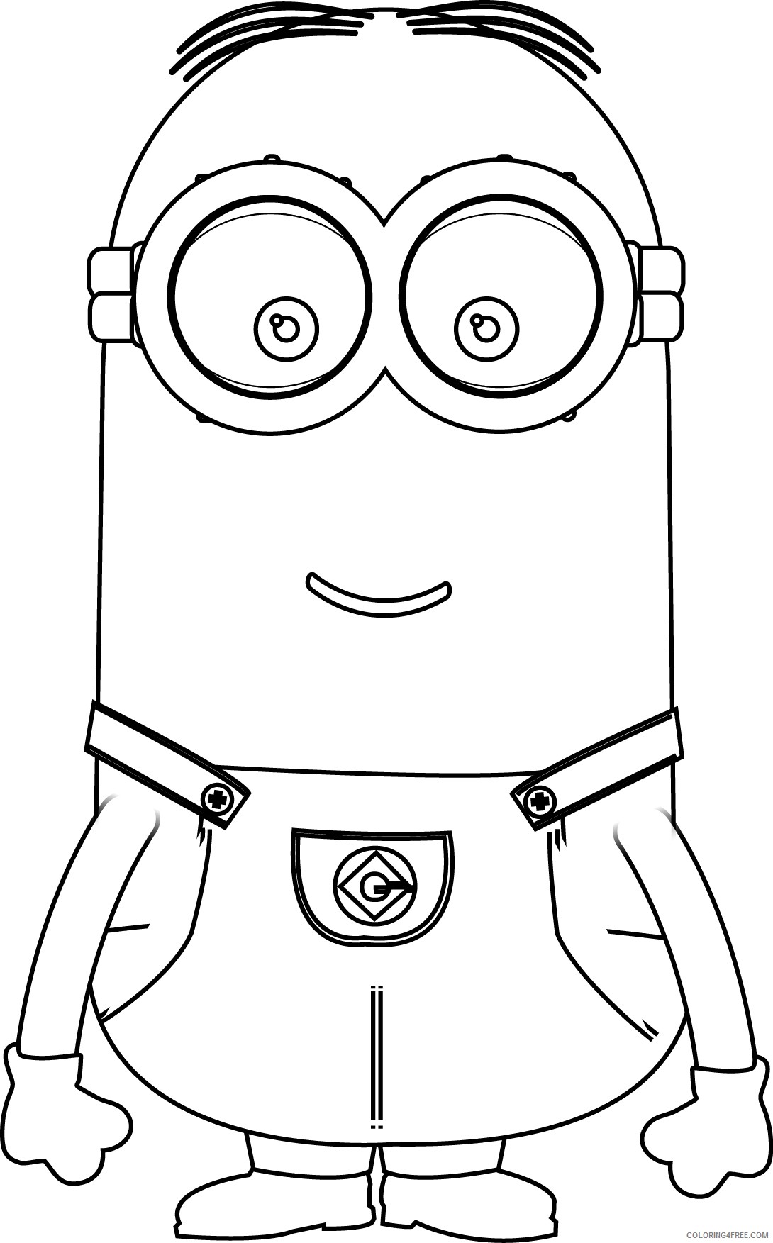 printable minions coloring pages Coloring4free