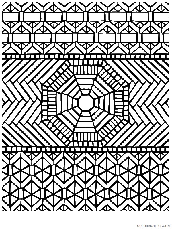 printable mosaic coloring pages Coloring4free