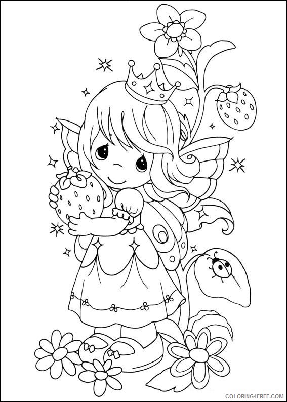 printable precious moments coloring pages for kids Coloring4free