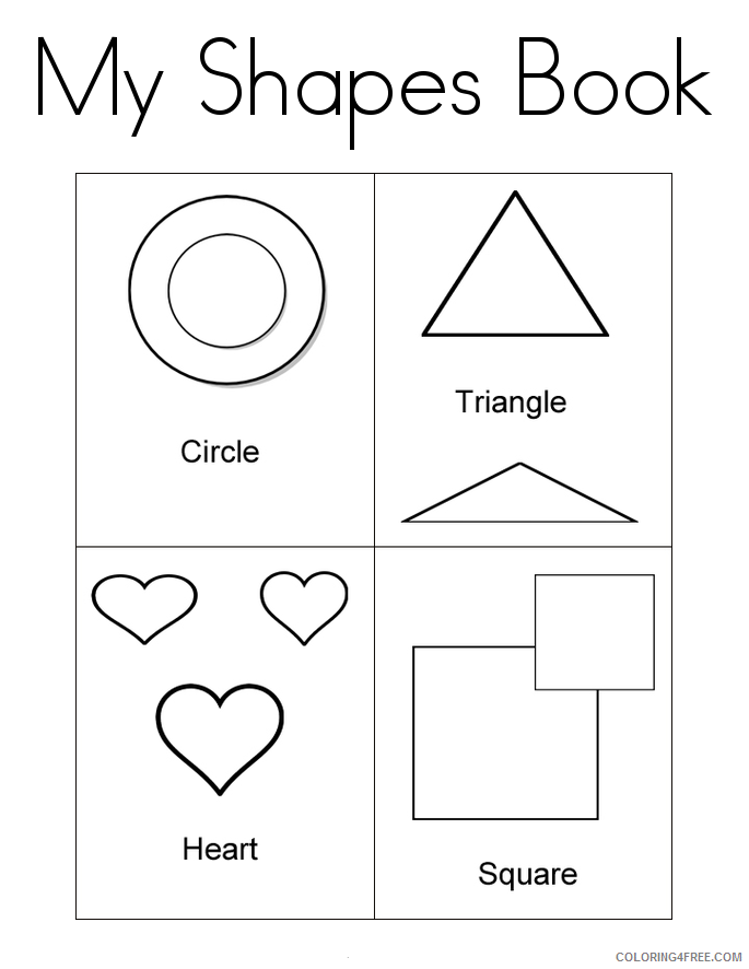 printable shape coloring pages Coloring4free