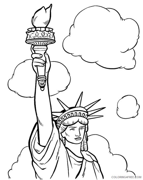 printable statue of liberty coloring pages Coloring4free