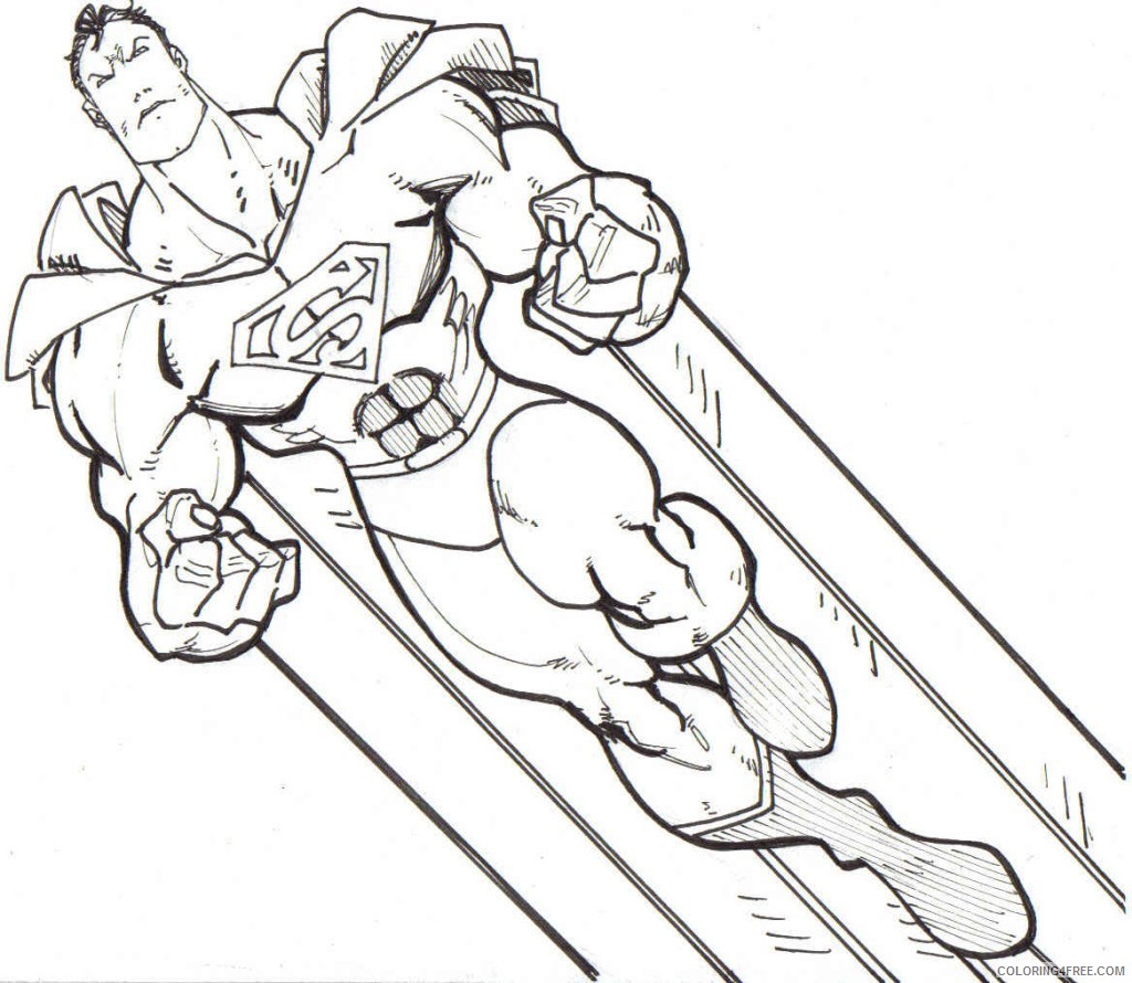 printable superhero coloring pages Coloring4free