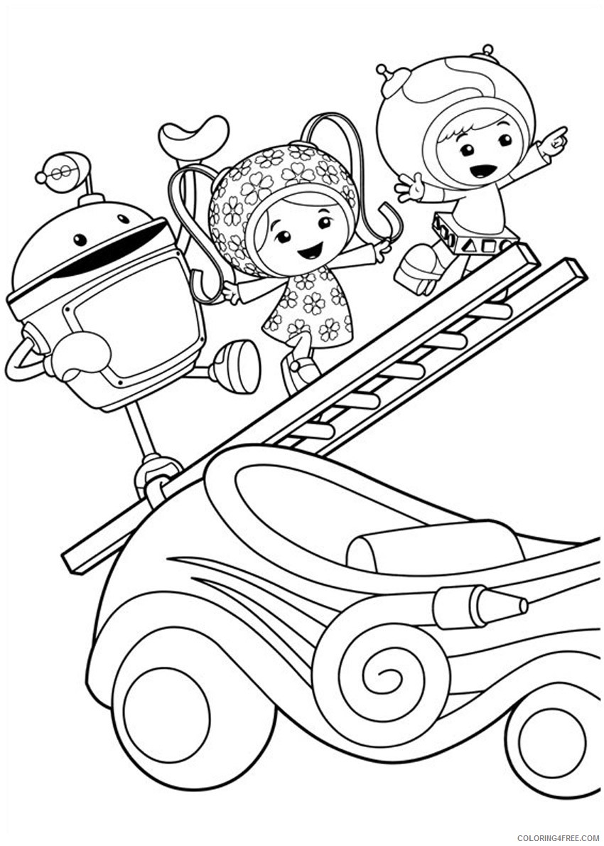 printable team umizoomi coloring pages for kids Coloring4free