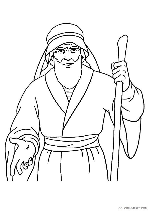 prophet moses coloring pages Coloring4free