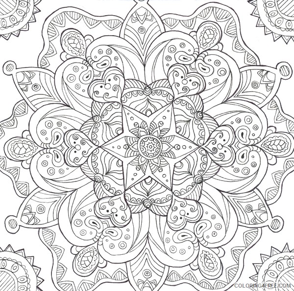 psychedelic coloring pages to print Coloring4free