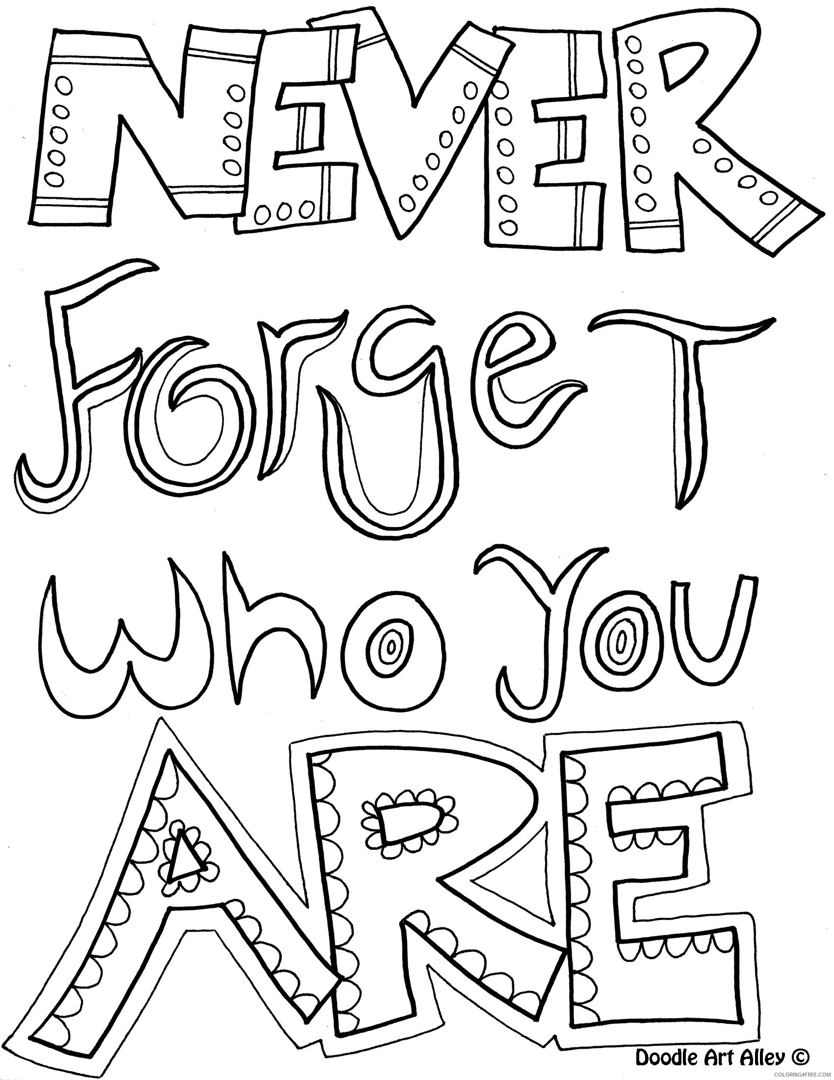 quote coloring pages about you Coloring4free