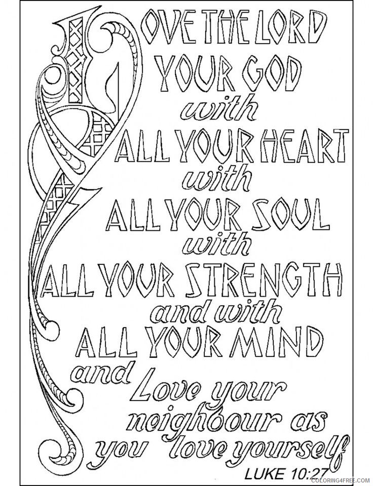 quote coloring pages from bible about god Coloring4free