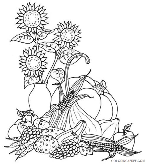 real thanksgiving coloring pages Coloring4free