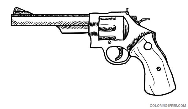 revolver gun coloring pages to print Coloring4free