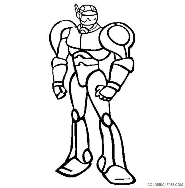 robot coloring pages for boys Coloring4free