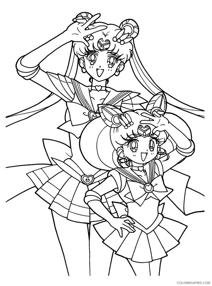 sailor moon coloring pages for kids Coloring4free