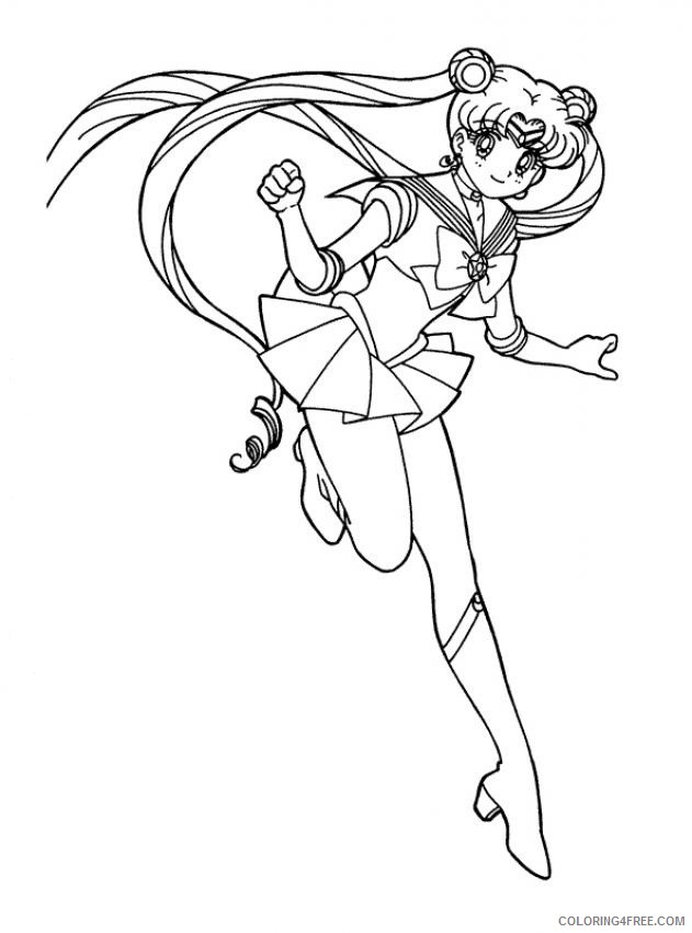 sailor moon coloring pages for kids printable Coloring4free