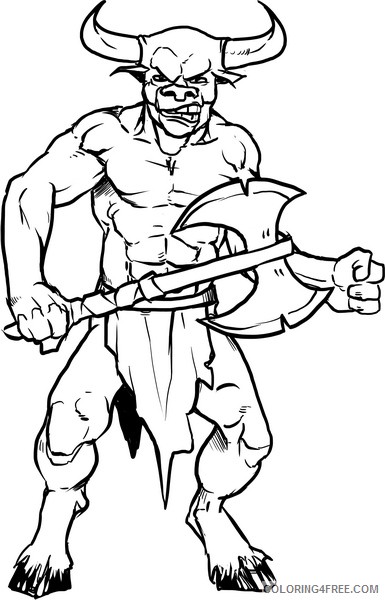scary coloring pages devil Coloring4free
