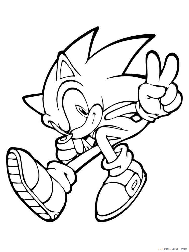 sonic boom coloring pages to print Coloring4free