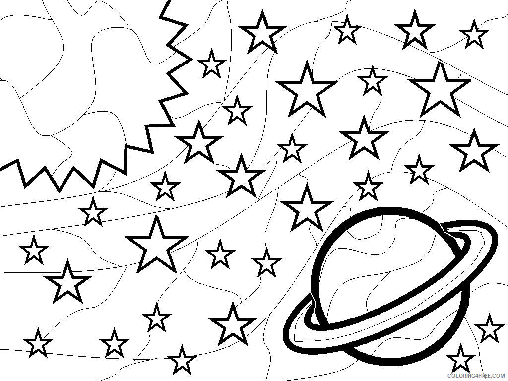 space coloring pages outer space Coloring4free