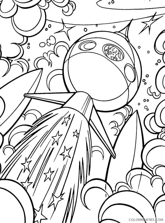 space coloring pages rocket launch Coloring4free