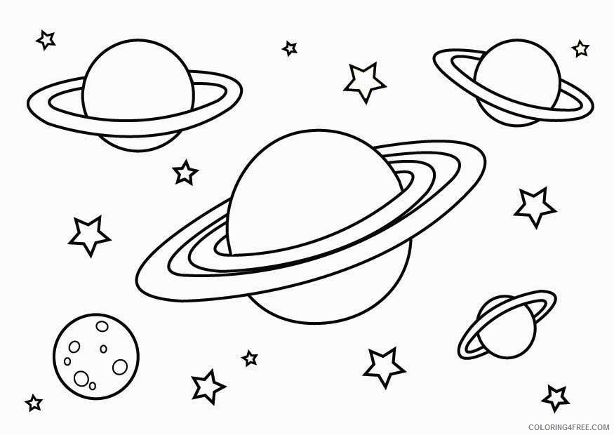 space coloring pages to print Coloring4free
