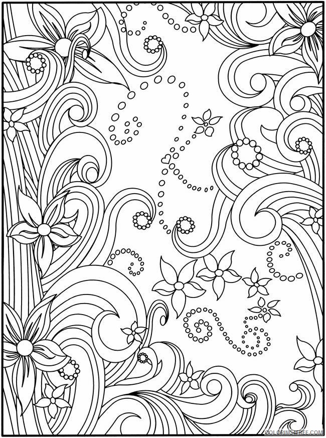 square flower kaleidoscope coloring pages Coloring4free