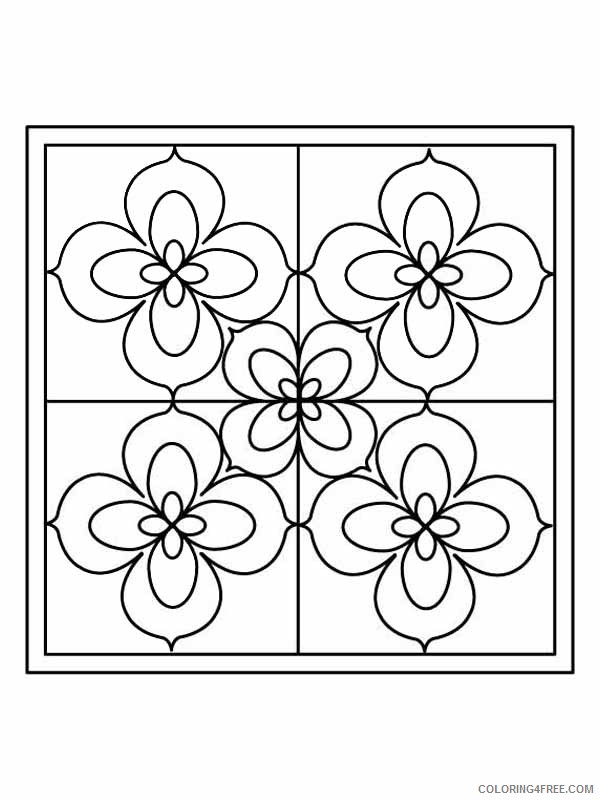 stained glass coloring pages for kids Coloring4free