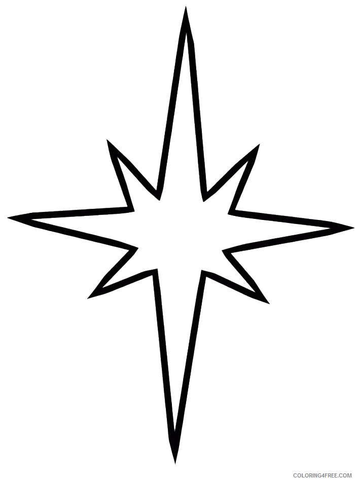 star coloring pages shining star Coloring4free