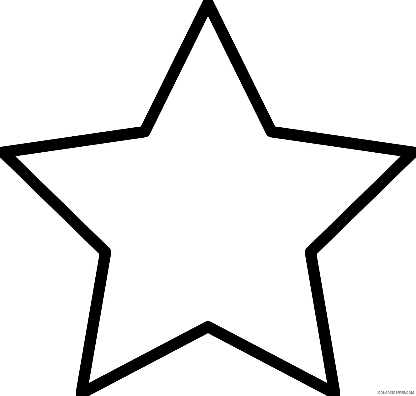 star coloring pages to print Coloring4free