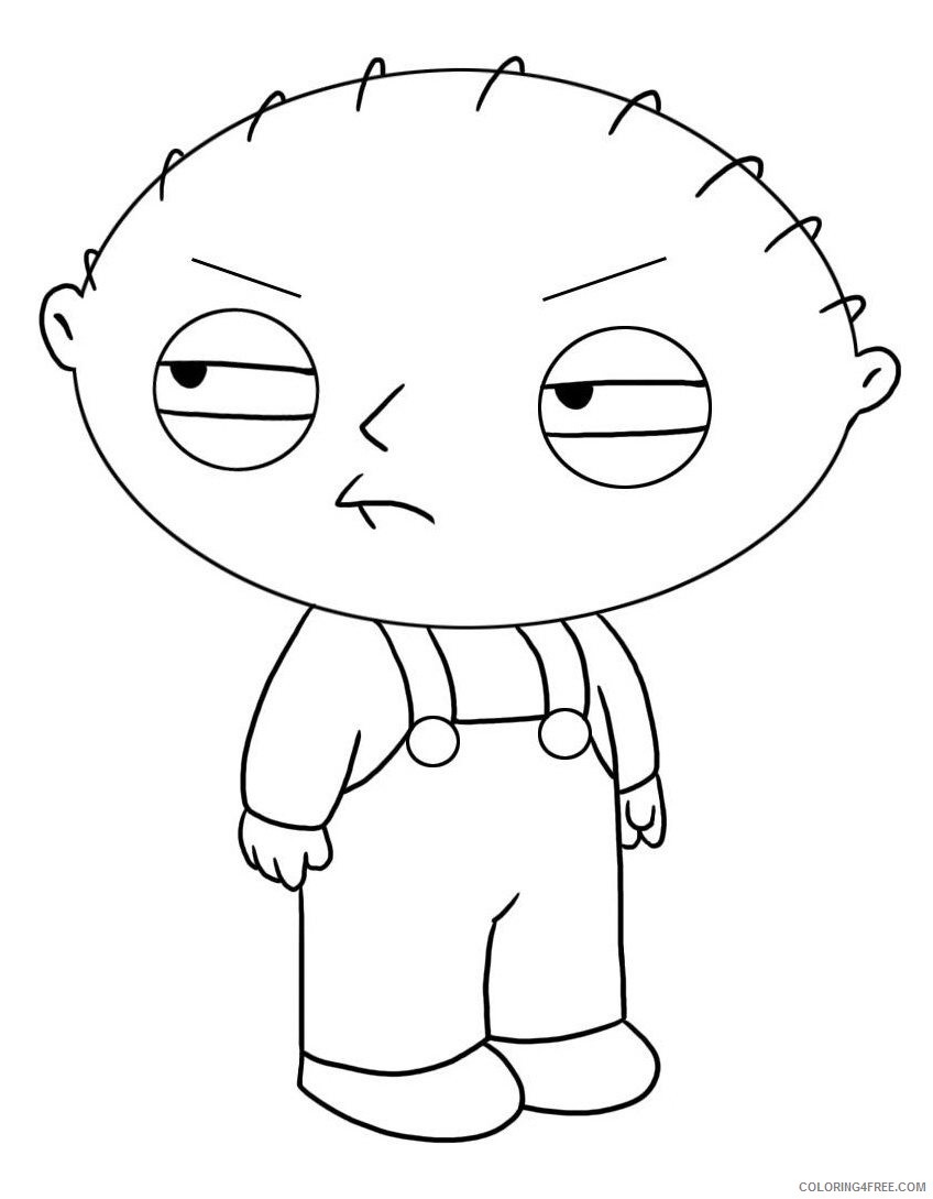 stewie family guy coloring pages Coloring4free