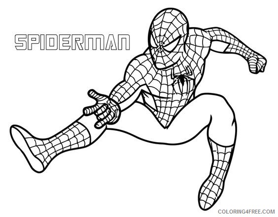 superhero coloring pages for kids Coloring4free