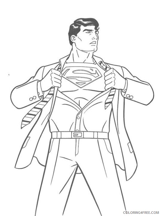 superman return coloring pages printable Coloring4free