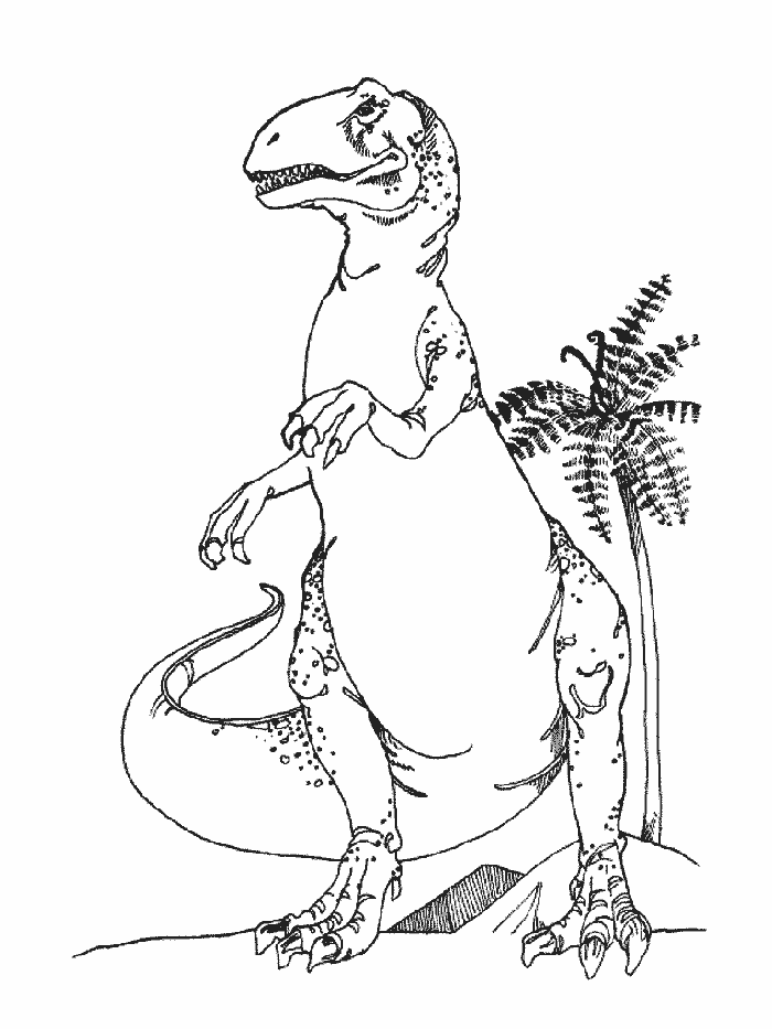 t rex coloring pages free for kids Coloring4free
