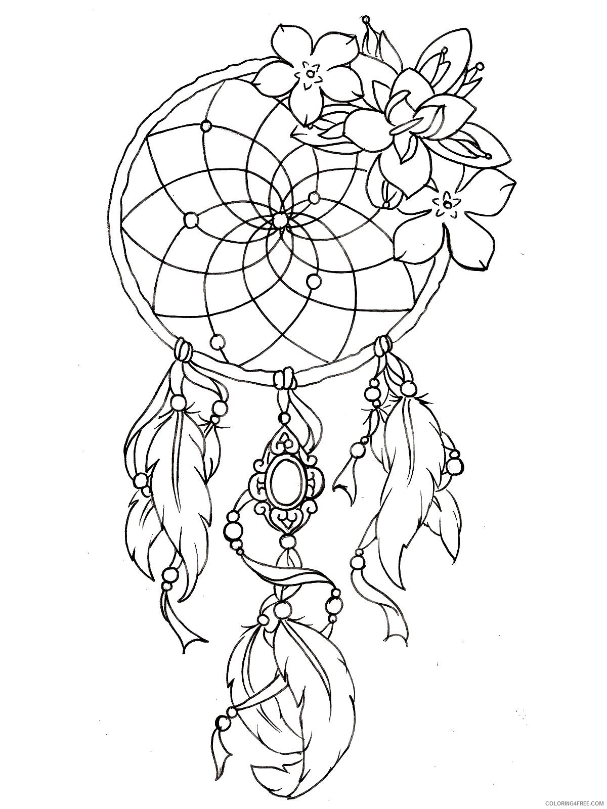 tattoo coloring pages for girls Coloring4free
