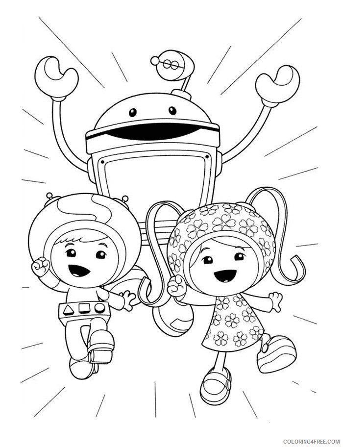 team umizoomi coloring pages nickelodeon Coloring4free