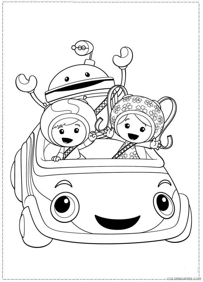 team umizoomi coloring pages printable Coloring4free