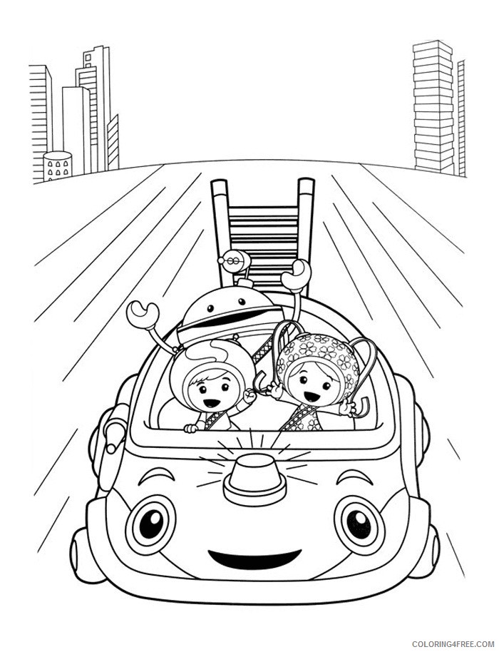team umizoomi coloring pages to print Coloring4free