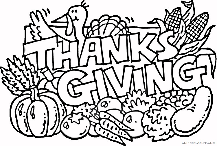 thanksgiving november coloring pages Coloring4free