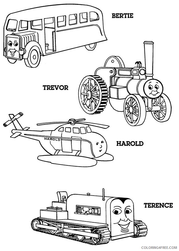 thomas and friends coloring pages free to print Coloring4free