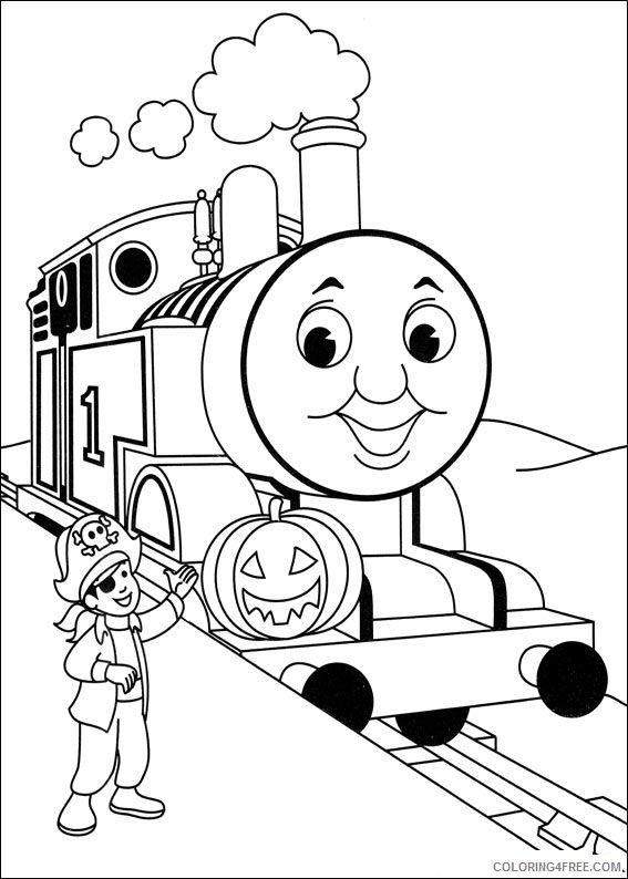thomas and friends coloring pages halloween Coloring4free