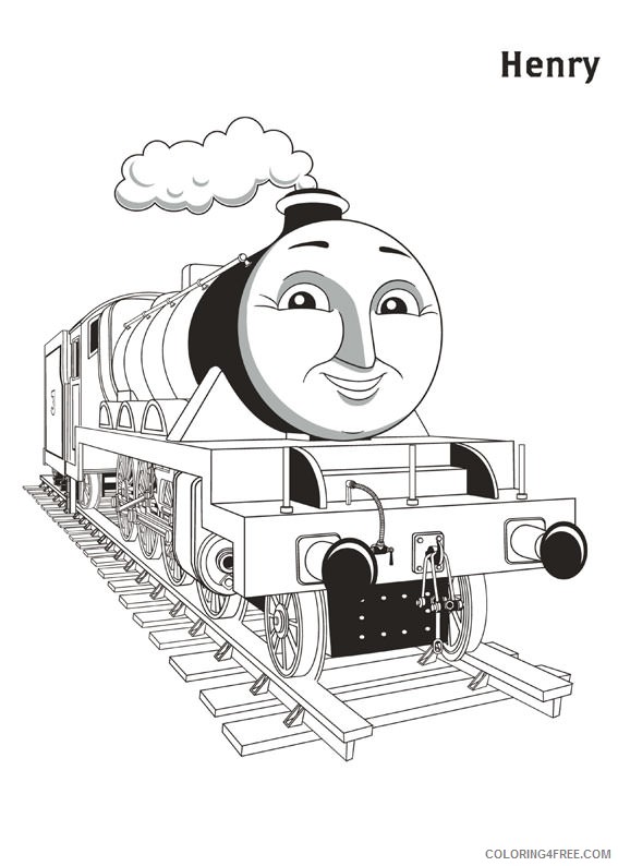 thomas and friends coloring pages henry Coloring4free