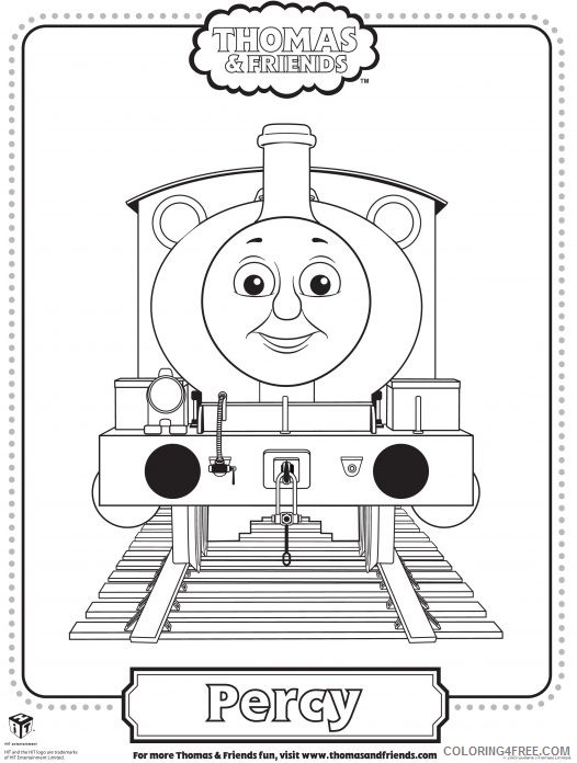 thomas and friends coloring pages percy Coloring4free
