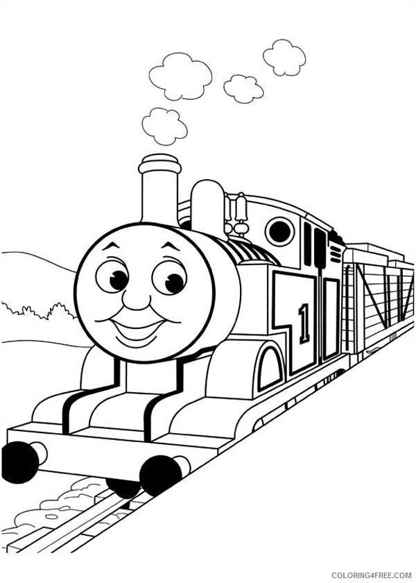 thomas and friends coloring pages smiling Coloring4free