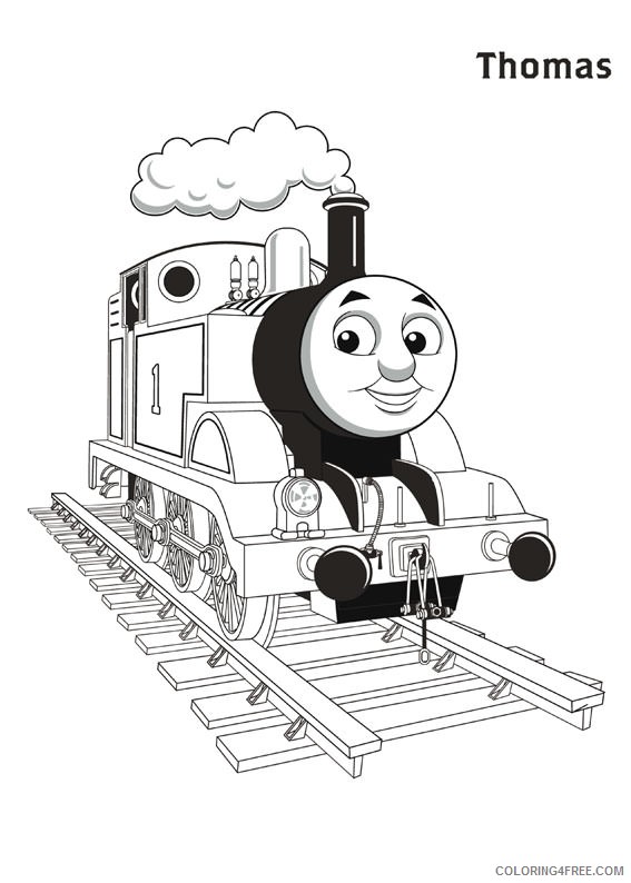 thomas and friends coloring pages thomas the train Coloring4free