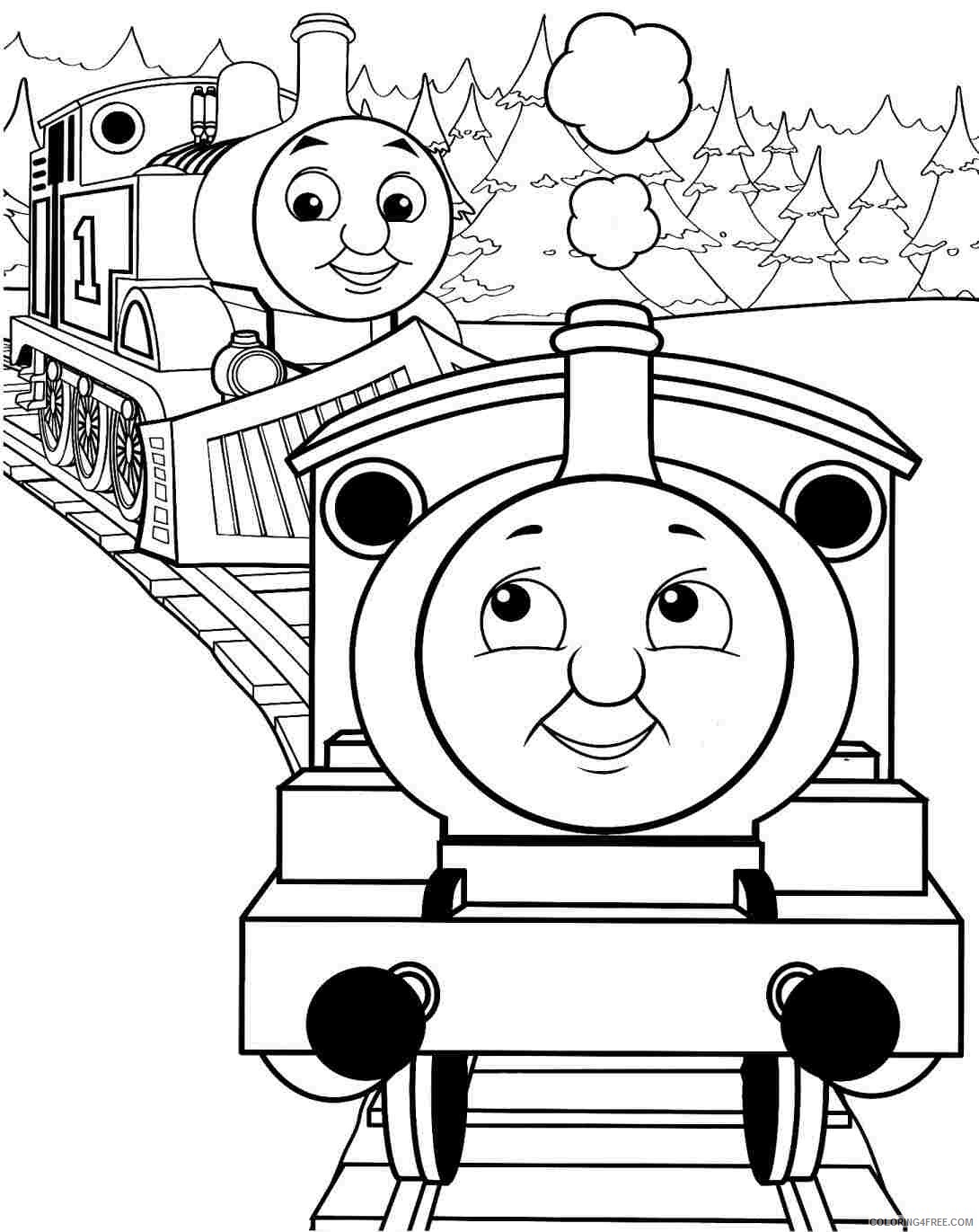 thomas and friends coloring pages with percy Coloring4free