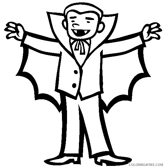 vampire coloring pages for preschooler Coloring4free