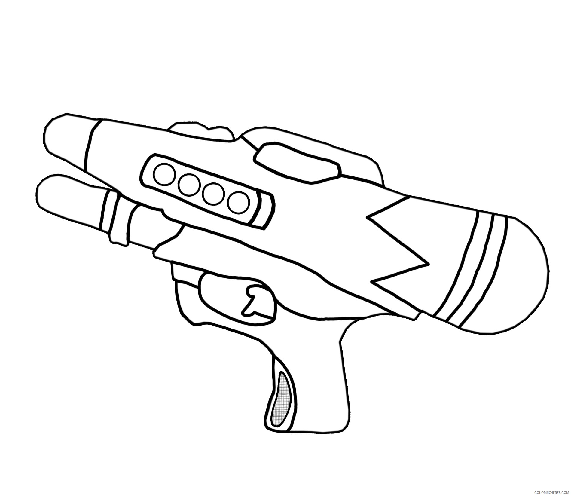 water gun coloring pages for kids Coloring4free