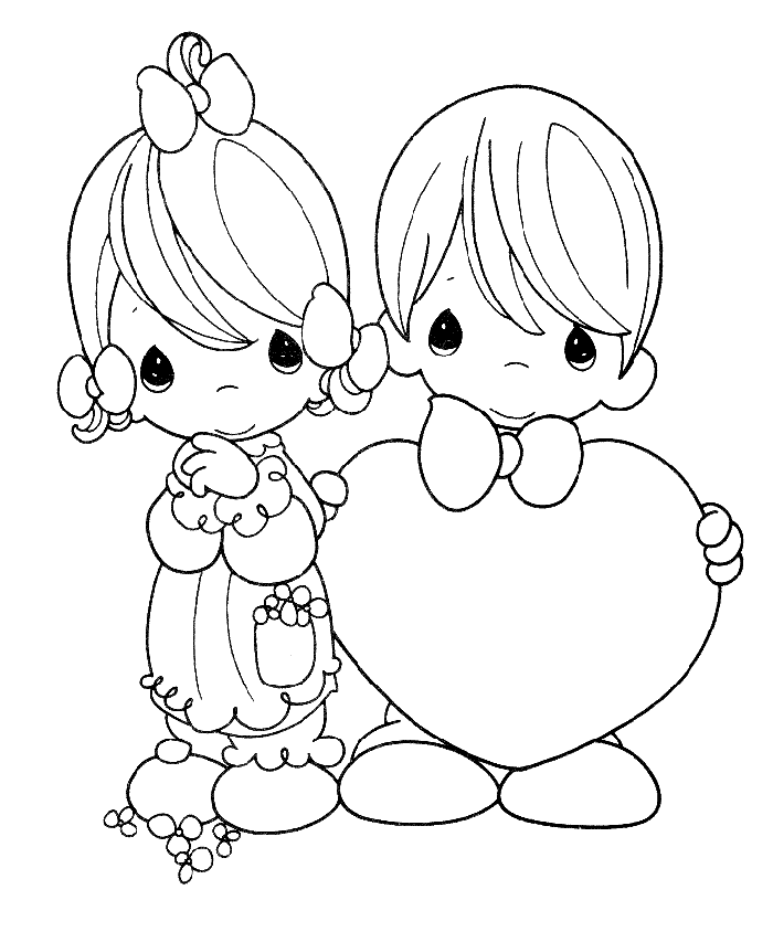 wedding coloring pages for kids Coloring4free