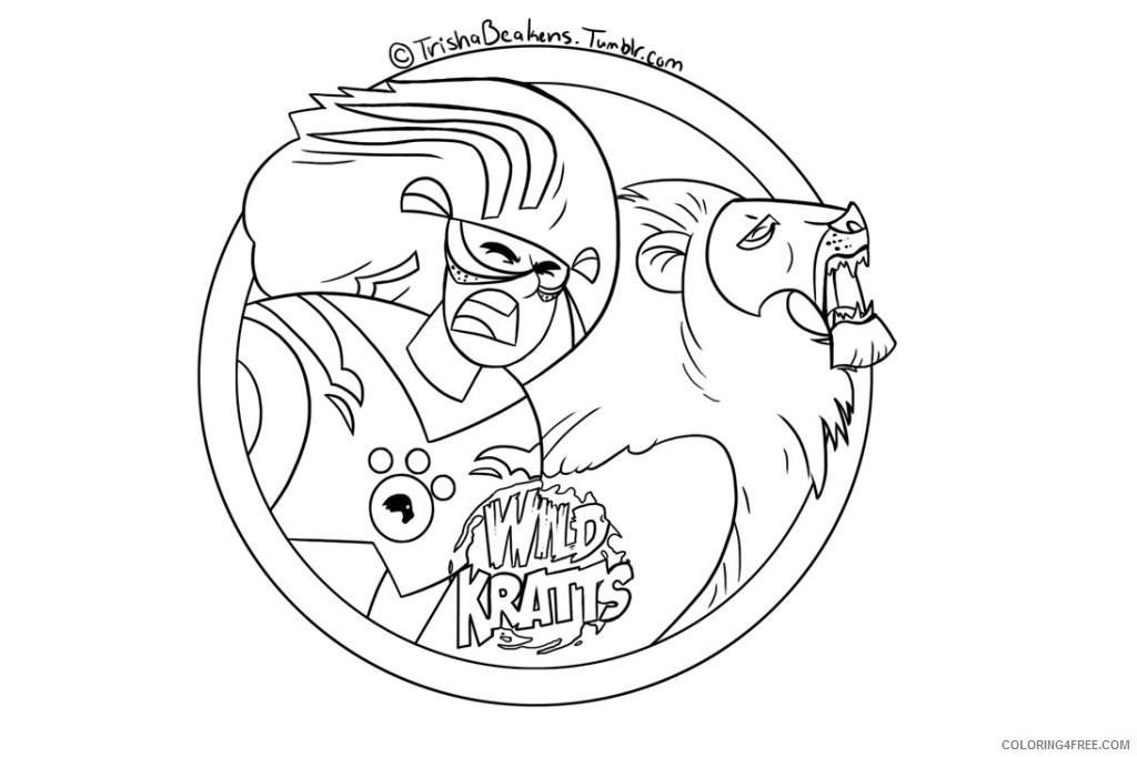 wild kratts coloring pages printable Coloring4free