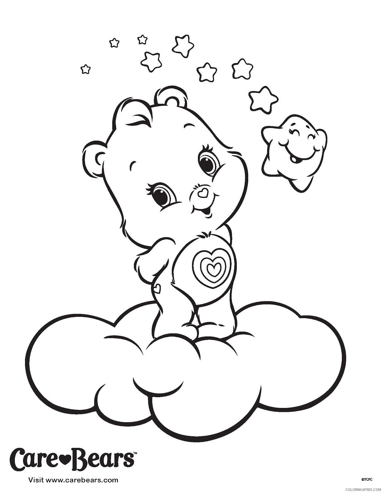wonderheart care bears coloring pages Coloring4free